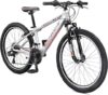 Mongoose Rockadile Hardtail Mountain Bike, 20/24-Inch Wheels