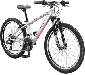 Mongoose Rockadile Hardtail Mountain Bike, 20/24-Inch Wheels