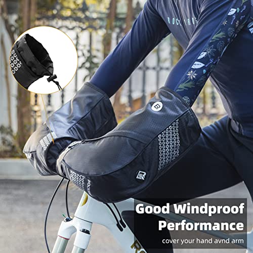 ROCKBROS Bike Handlebar Mittens Cold Weather Thermal - Image 4