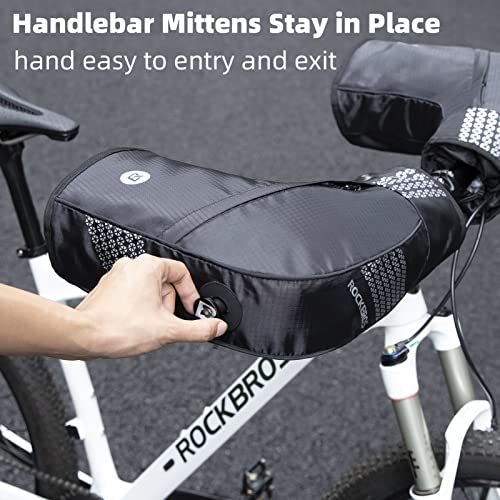 ROCKBROS Bike Handlebar Mittens Cold Weather Thermal - Image 5