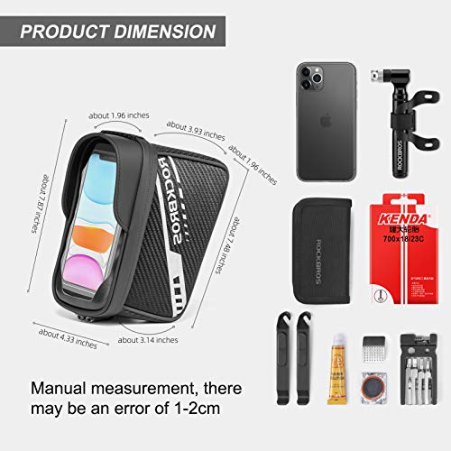 ROCKBROS Bike Phone Frame Bag Handlebar Holder - Image 4