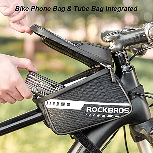 ROCKBROS Bike Phone Frame Bag Handlebar Holder - Image 2
