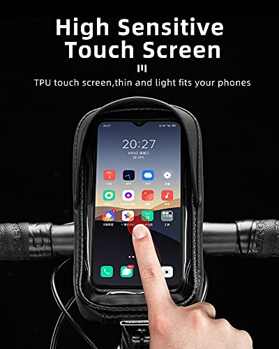 ROCKBROS Bike Phone Mount Waterproof Handlebar Case - Image 3