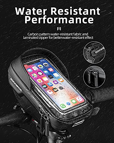 ROCKBROS Bike Phone Mount Waterproof Handlebar Case - Image 5