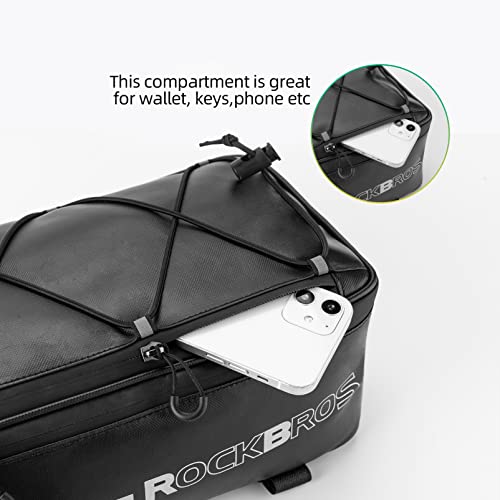 ROCKBROS Bike Trunk Bag With Rain Cover - Image 3