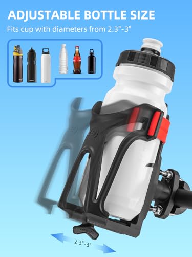 ROCKBROS Bike Water Bottle Holder, Adjustable Size - Image 3