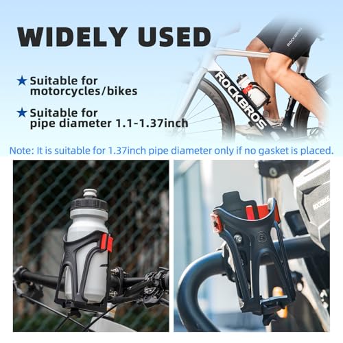 ROCKBROS Bike Water Bottle Holder, Adjustable Size - Image 5