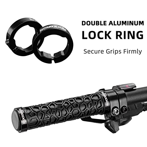 ROCKBROS Double Lock-On Non-Slip Bike Grips 22.2mm - Image 3