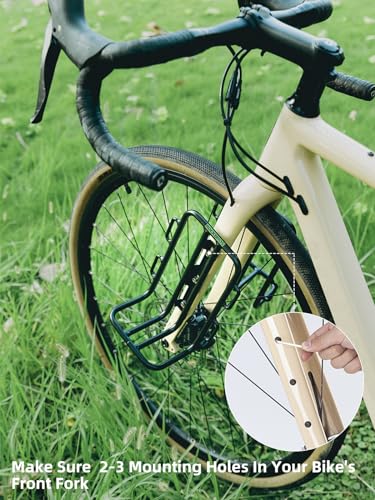 ROCKBROS Front Bike Rack Aluminum Alloy Carrier - Image 2