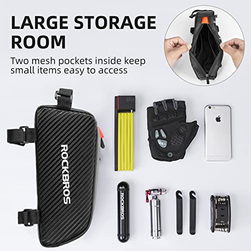 ROCKBROS Top Tube Bike Bag Compatible With iPhone - Image 5
