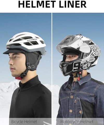 ROCKBROS Winter Windproof Cycling Hat With Visor - Image 5