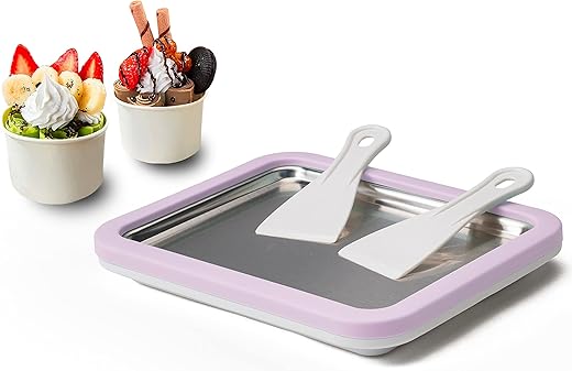 JoyMech Rolled Ice Cream Maker, Lavender