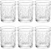 Bekith Romantic Drinking Glasses Set, 9.5 oz