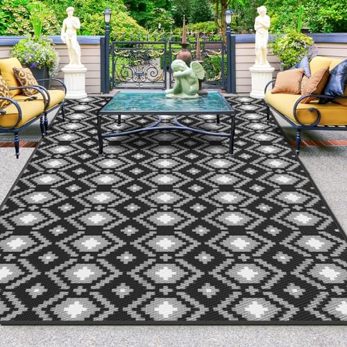 ROMROL Outdoor Rug, 5x8ft Reversible Mat - Image 5