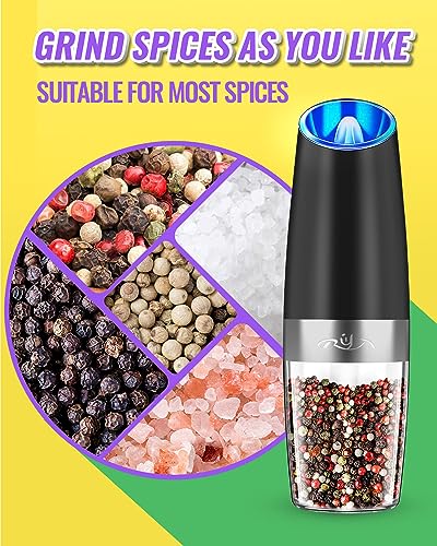 Rongyuxuan Gravity Electric Salt And Pepper Grinder Set - Image 5