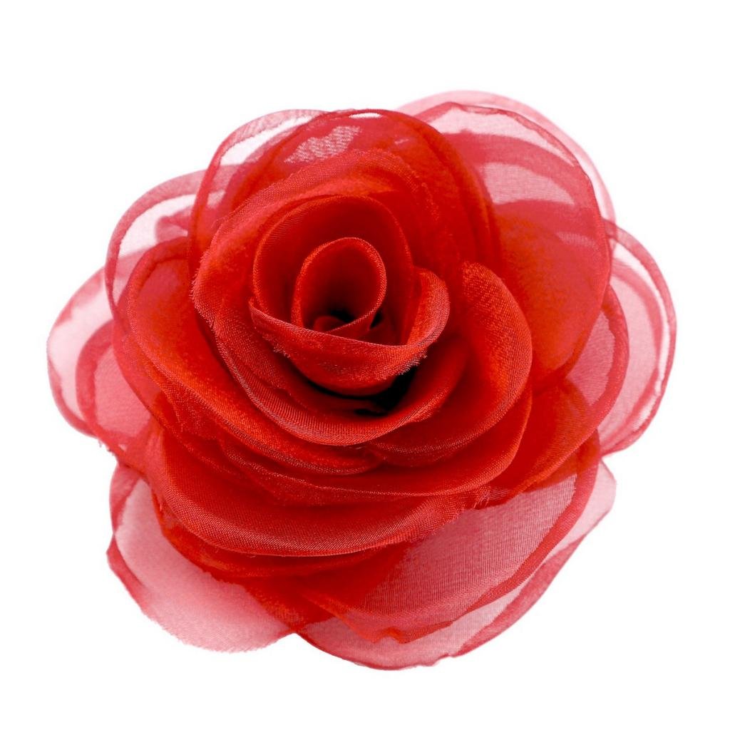 Merdia Rose Brooches & Floral Hair Clips