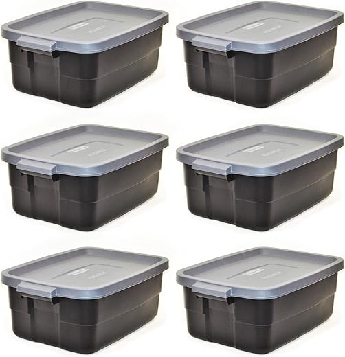 Rubbermaid Roughneck 10 Gal Rugged Storage Tote