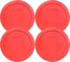 Pyrex Round Red 6.5″ 4 Cup Lid 4 Pack