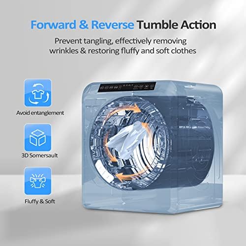 ROVSUN Portable 13.2LB Front Load Clothes Dryer - Image 4