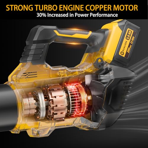 RUALION Cordless Electric Leaf Blower 580 CFM - Image 3