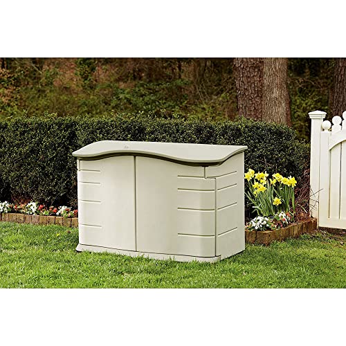 Rubbermaid Small Horizontal Resin Outdoor Storage Shed (4.5 x 3 Ft) - Image 2