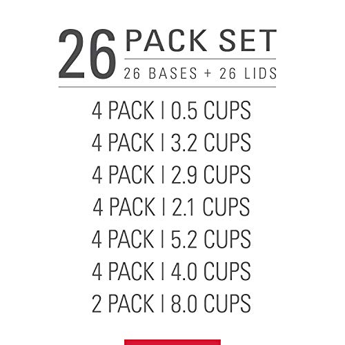 Rubbermaid TakeAlongs Food Storage Containers, Set of 26 - Image 3