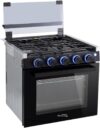RecPro RV Stove Black Finish Gas Range