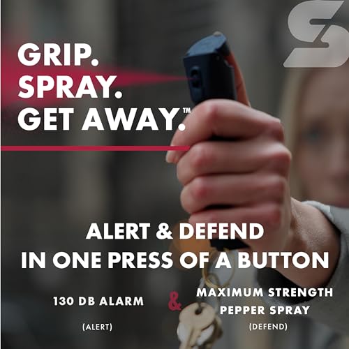 SABRE Pepper Spray + Personal Alarm, Fast Flip Top - Image 3