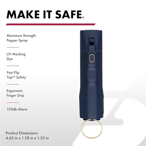 SABRE Pepper Spray + Personal Alarm, Fast Flip Top - Image 2