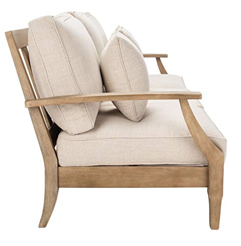 Safavieh Couture Martinique Natural Wood Patio Sofa CPT1013A - Image 5