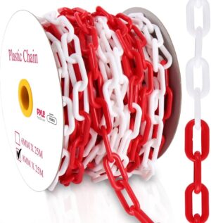 Pyle Safety Barrier Chain Links – 82′ Ft