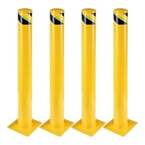 Towallmark Safety Bollard Post 4-Pack, 48 Inch