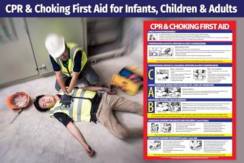 Safety Magnets CPR And Choking Poster - Laminated - Image 5