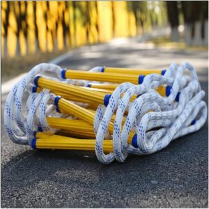 LAODOU Safety Rope Ladder, Emergency Fire Escape, 45m