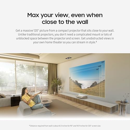 SAMSUNG 120-Inch LPU7D 4K AI Smart Projector - Image 5