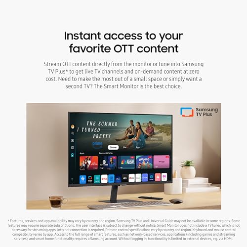 SAMSUNG 32-Inch 4K UHD Smart Monitor LS32DM801UNXZA - Image 4