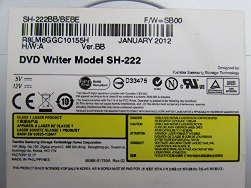 SAMSUNG SH-222 Dual Layer DVD Writer Black - Image 3