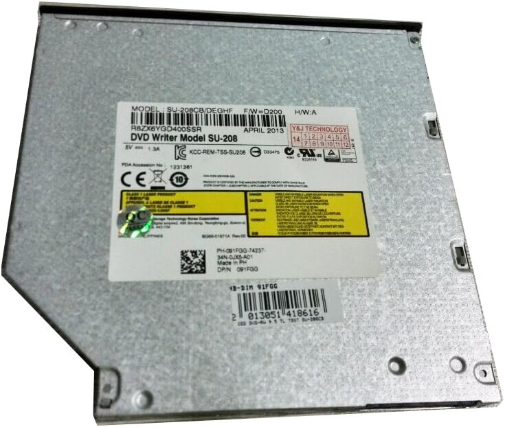 SAMSUNG Samsung SU-208 Ultra Slim CD DVD Writer