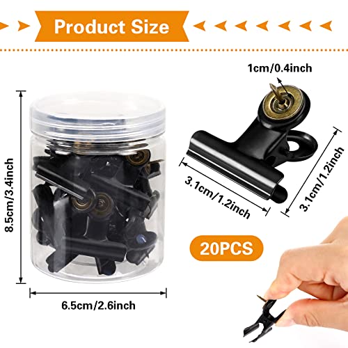SANNIX Metal Push Pin Clips For Bulletin Boards - Image 2