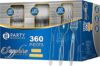 PARTY BARGAINS Sapphire Design Clear Disposable Cutlery Set