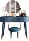 Suuim Scandinavian Solid Wood Dresser, Light Grey