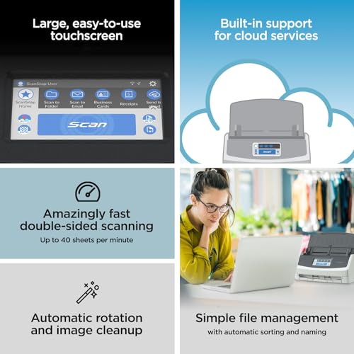 ScanSnap iX1600 Wireless Cloud Document Scanner - Image 3