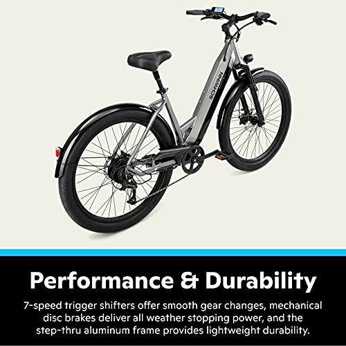 Schwinn Coston Hybrid Electric Bike, 20MPH - Image 5