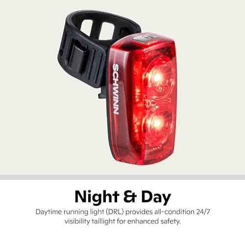 Schwinn Rechargeable Bike Tail Light, 80 Lumens - Image 4