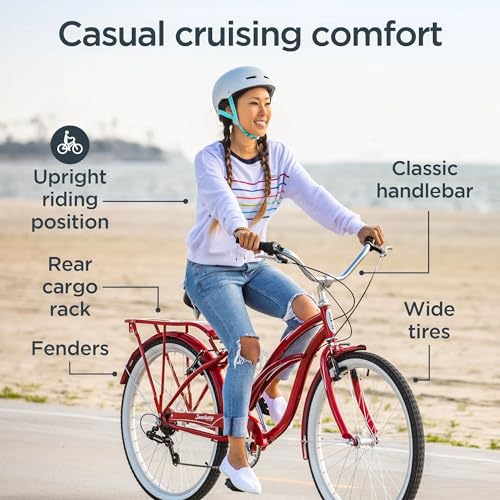 Schwinn Sanctuary 7 Comfort Beach Cruiser Bike - Image 2