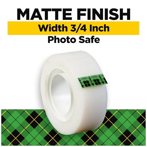 Scotch Magic Tape, Invisible, 12 Rolls, 3/4 x 1000 Inches - Image 2