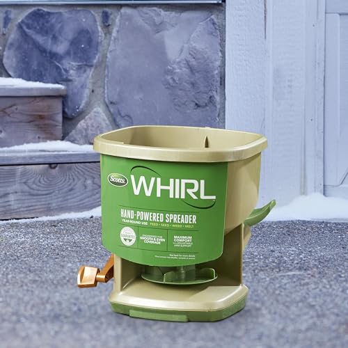 Scotts Whirl Hand-Powered Spreader, Holds 1,500 Sq. Ft - Image 2