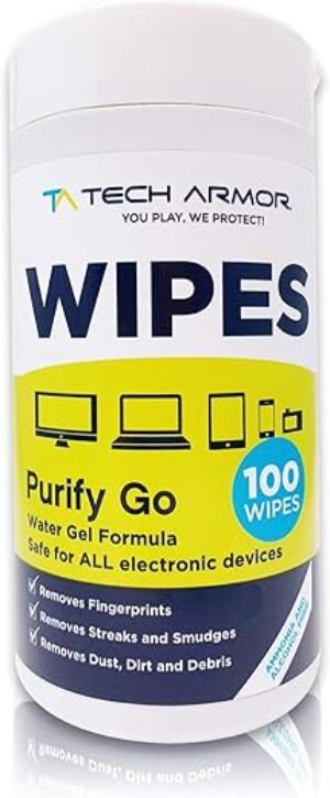 Tech Armor Screen Cleaning Wipes – 100 Pack