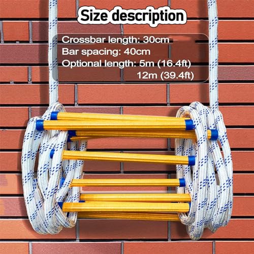 SDVantage Rescue Rope Ladder 17ft Escape Tree Outdoor - Image 5