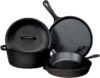 Lodge Seasoned Cast Iron 5 Piece Bundle